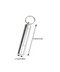 Stainless Steel Cylinder Storage Tube With Keychain