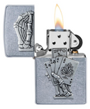 Dead Man's Hand Emblem Zippo Lighter