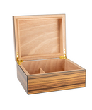 Celestial 50 Count Zebra Wood Humidor