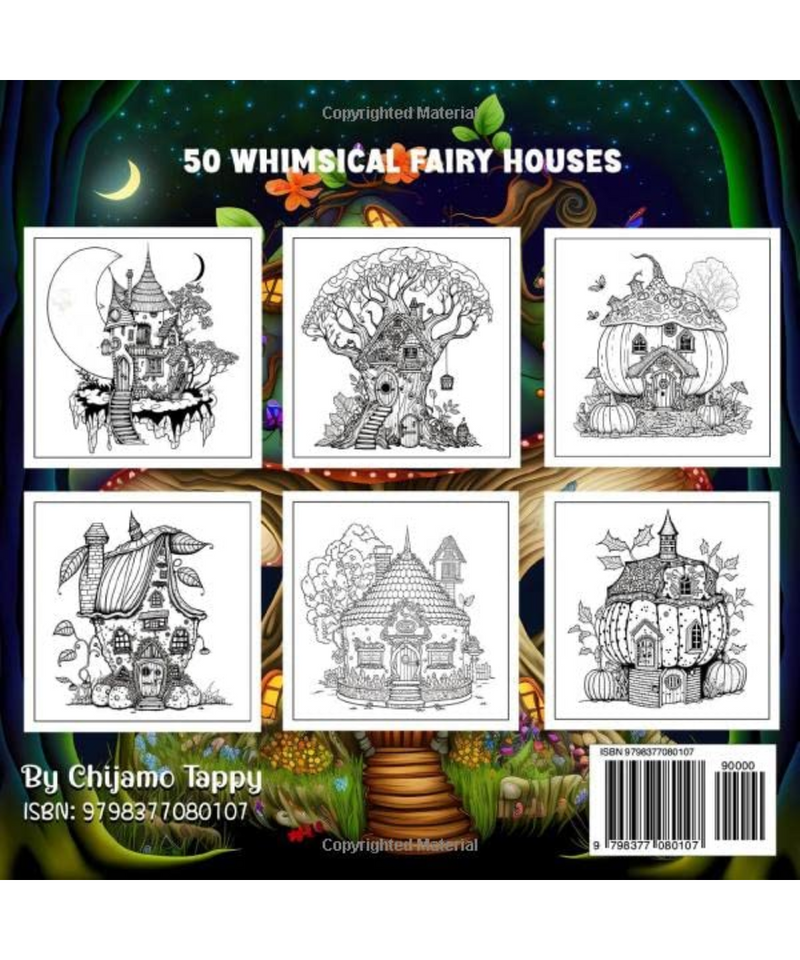 Fairy Houses Colouring Book