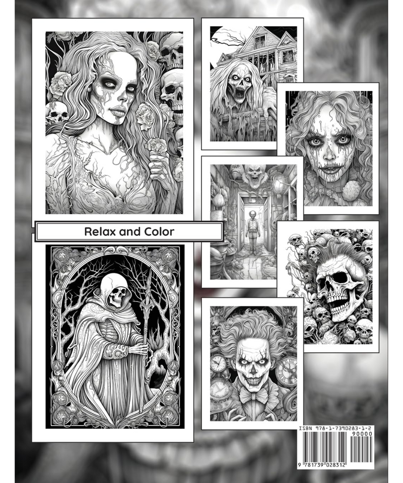 Horror Colouring Book