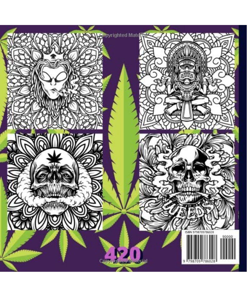 Weed Colouring Book