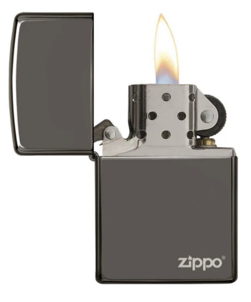 Black Ice With Zippo Logo Zippo Lighter