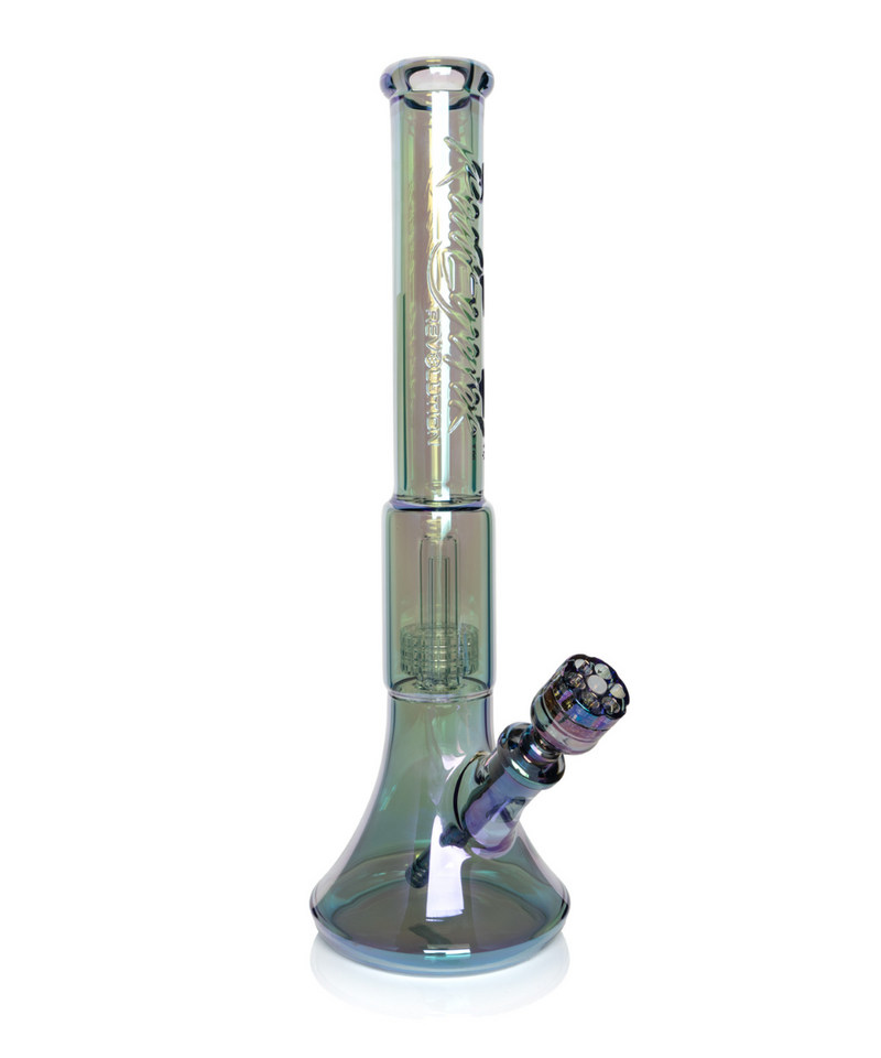 Red Eye Tech 19" 7mm Thick Matrix Perc Beaker Bong