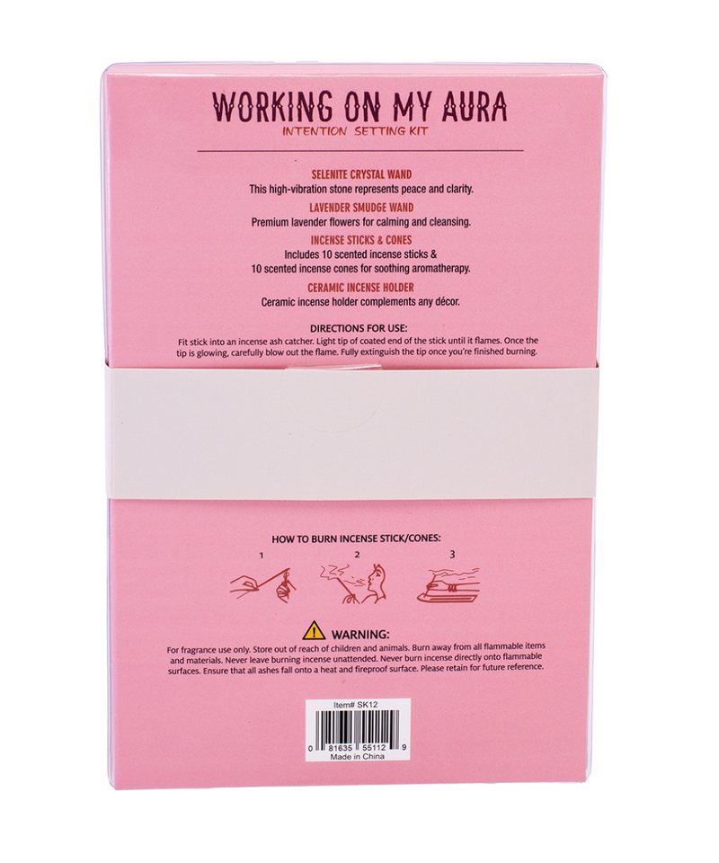 Working On My Aura Intention Setting Kit