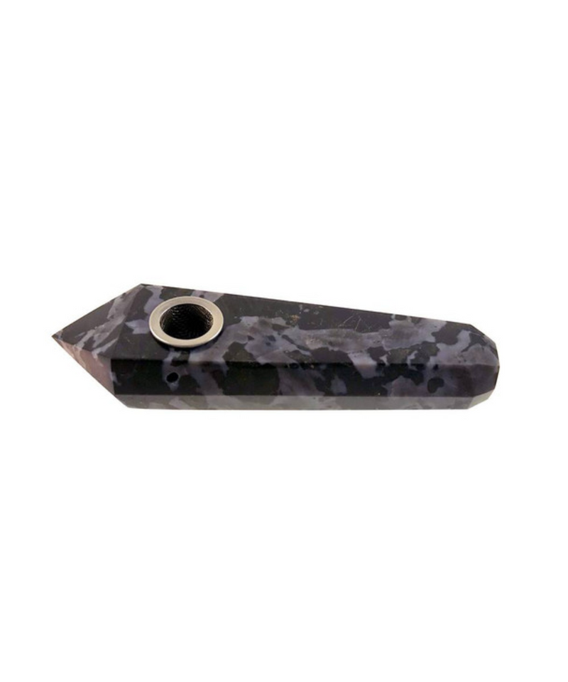 Snake Spot Gemstone Pipe