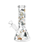 Pulsar 8" Kitten Corral Glass Beaker Bong