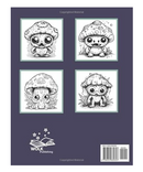 Adorable Creepy Mushroom Colouring Book