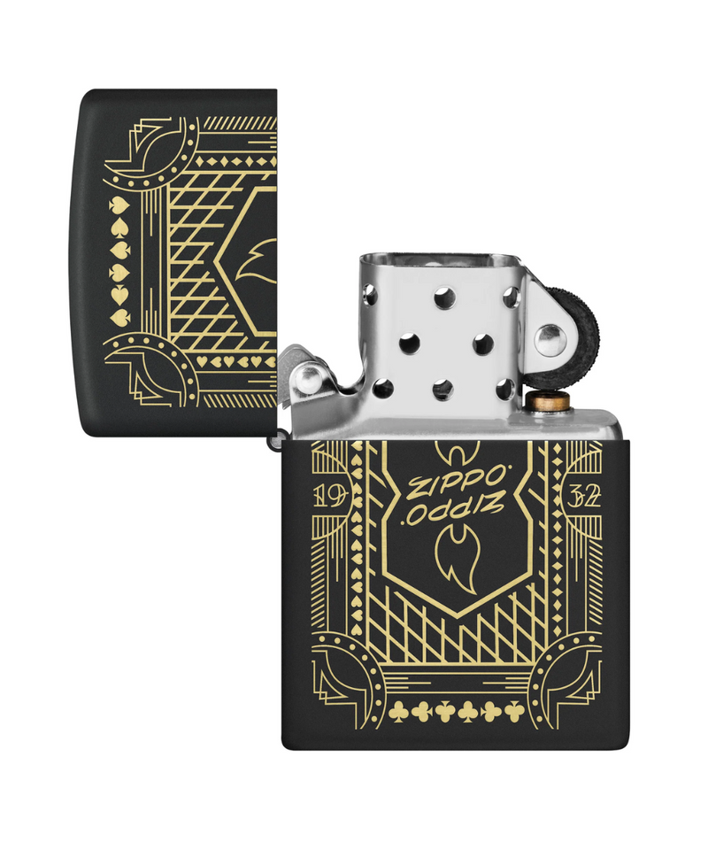 Lines Design Zippo Lighter