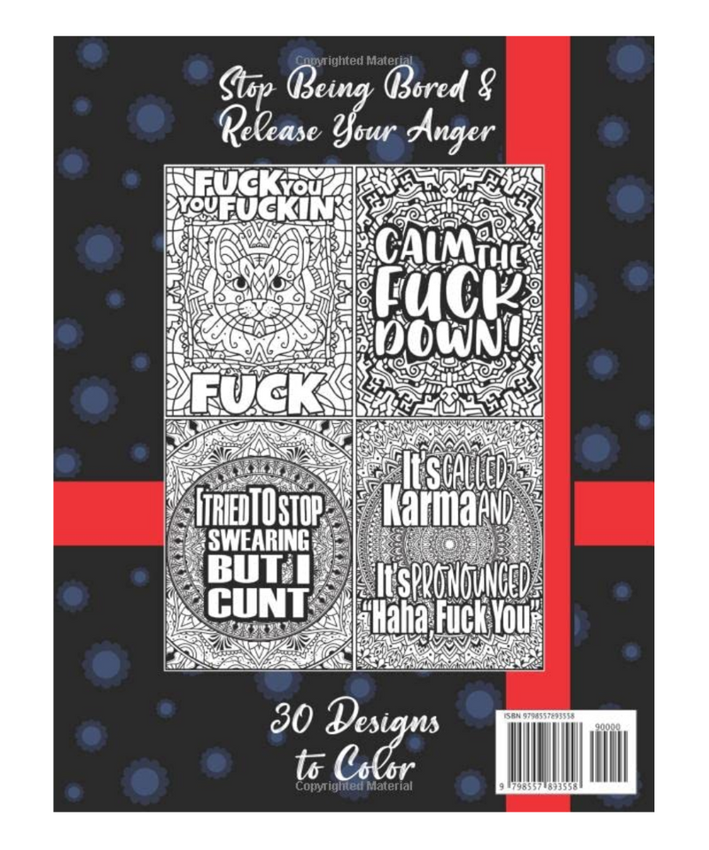 Fuck Off I'm Colouring Swearing Colouring Book