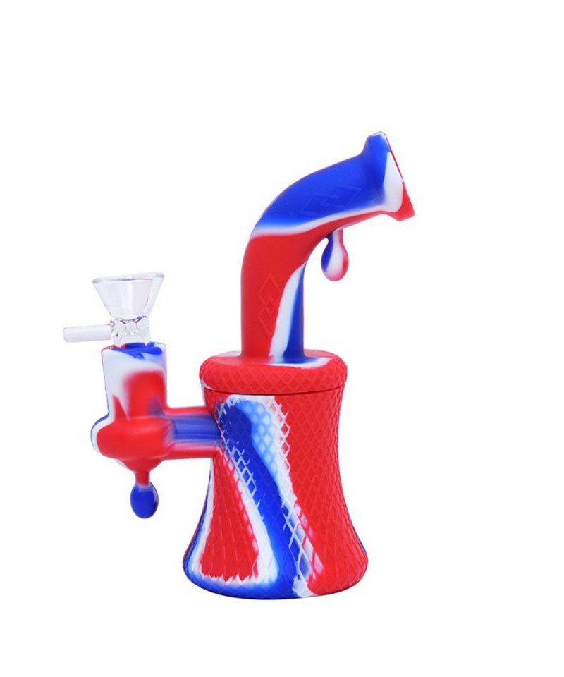 6.5" Honeycomb Silicone Bong