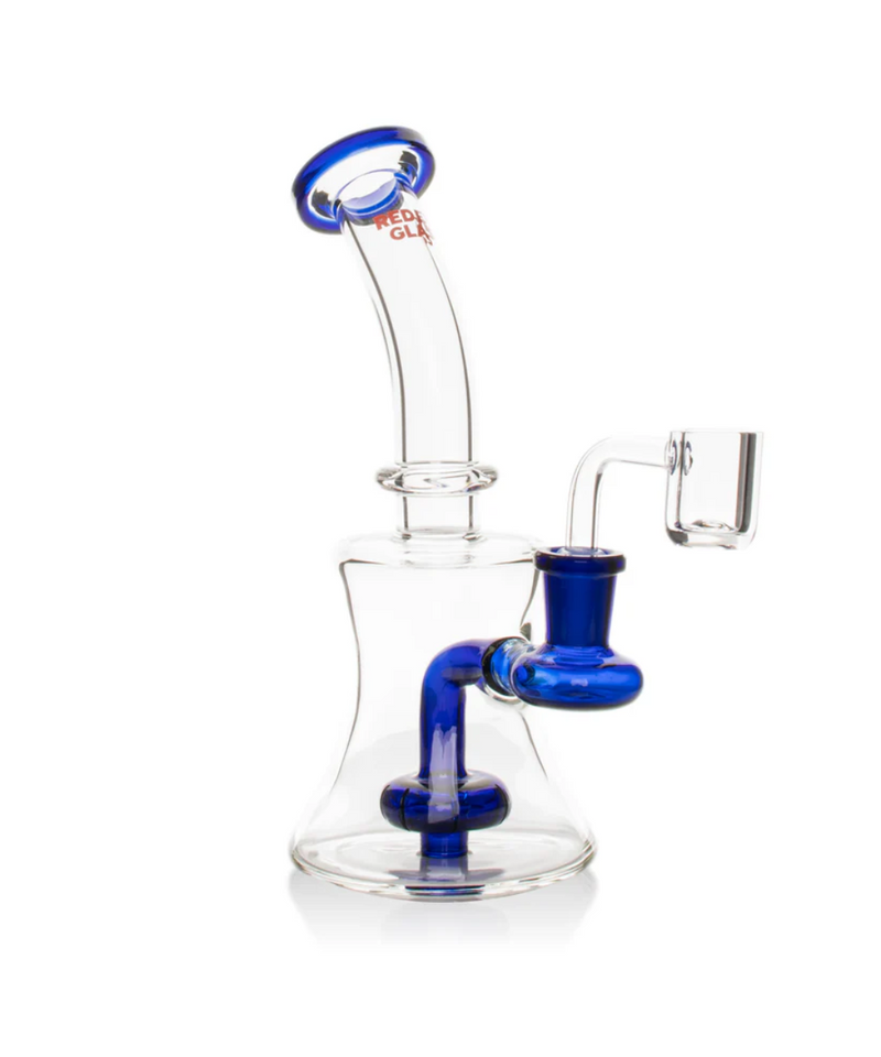 Red Eye Glass 8" Circ Percolator Dab Rig