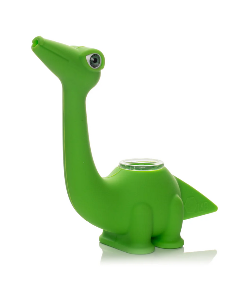 Lit 5.25" Dino Silicone Bong