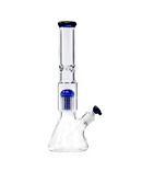 16" 11-Arm Tree Perc Glass Beaker Bong