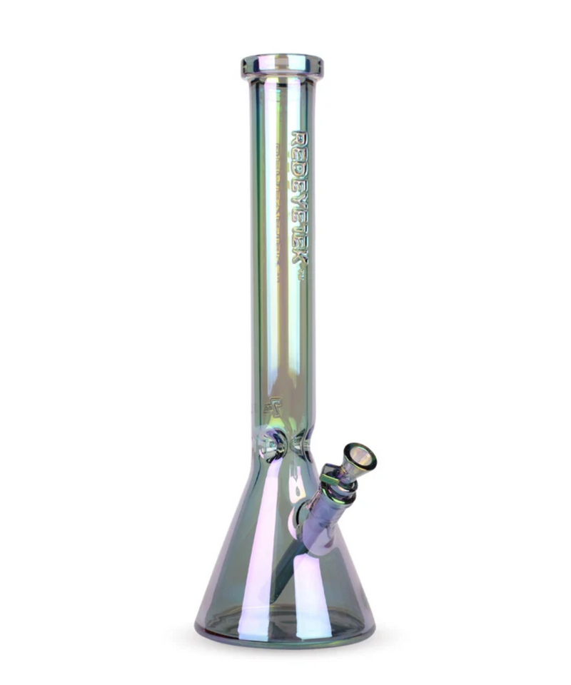 Red Eye Glass 18" 7mm Thick Glass Beaker Bong