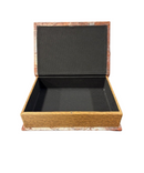 Medium Rusty Map Book Box With Magnet