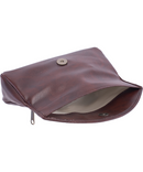 Vegan Brown Leather Tobacco & Pipe Pouch