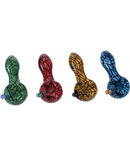 4" Spider's Web Glass Hand Pipe