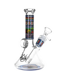 Pulsar 6.75" Mosaic Bart Wag Glass Beaker Bong
