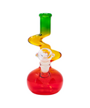 8" Rasta Zong Glass Bong