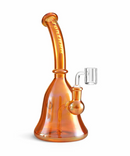 Fortune 9" Bell Base Iridescent Glass Dab Rig