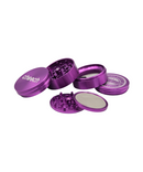 Cheech Glass 2.5" 4-Piece Metal Grinder With Removable Screen & Teeth