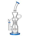 16" Stacked Matrix Recycler Glass Bong