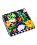 Flower Skull Cigarette Case