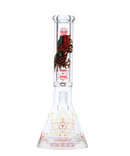 Castle Glassworks 14" 9mm Thick Wisdom Glass Beaker Bong