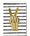 Peace Out Greeting Card