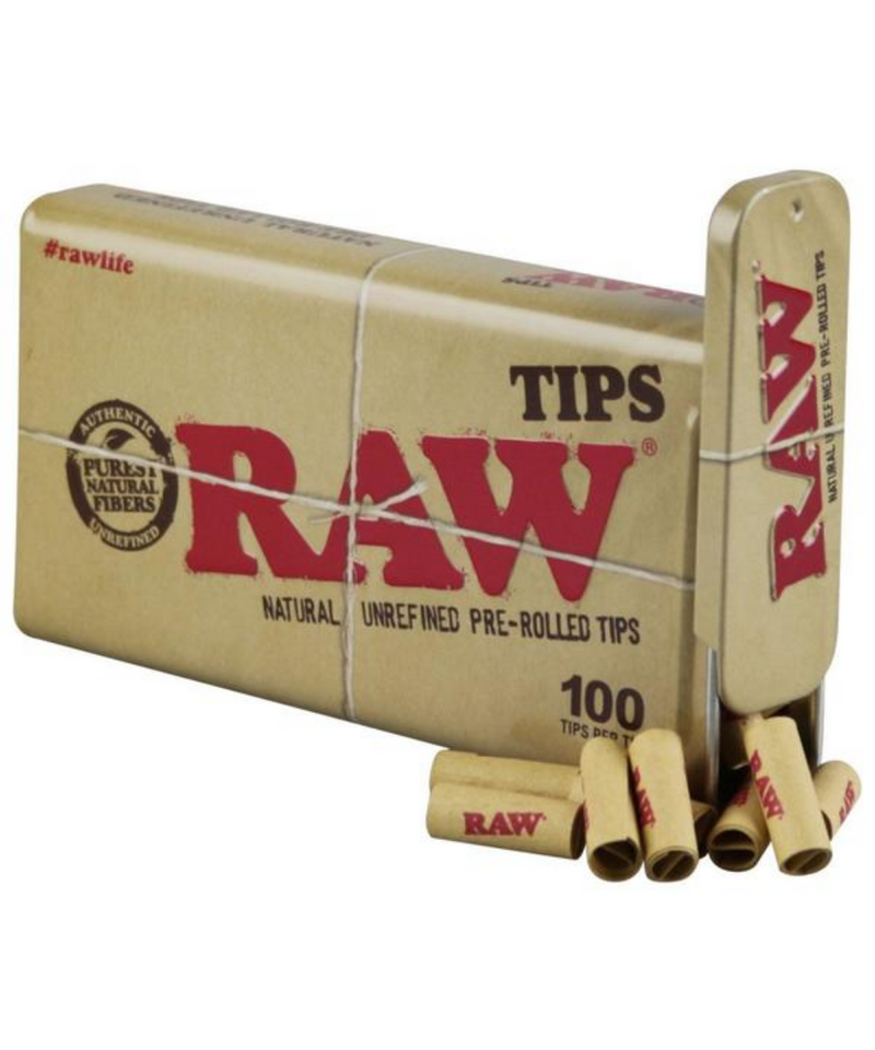Raw Pre-Rolled Filter Tip Tin