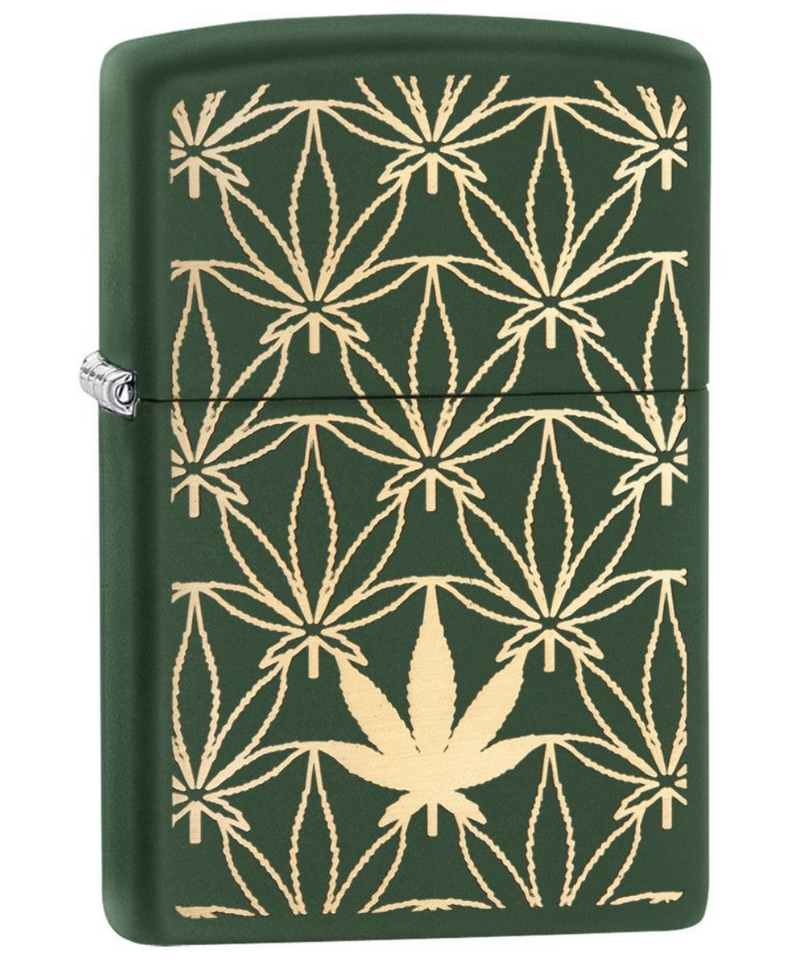 Zippo All Around Leaf Design Lighter