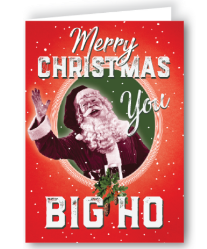 Merry Christmas Ho Greeting Card
