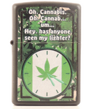 Zippo Smokers Clock BK Lighter