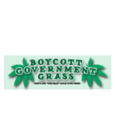 Boycott Government Grass Sticker