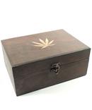 Leaf Engraved Stash Box
