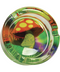 Fujima Glow Mushroom & Colour Splash Glass Ashtray