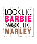 Look Like Barbie Wooden Sign