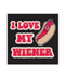 I Love My Weiner Sticker