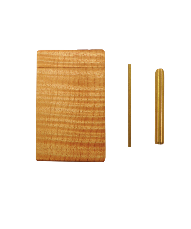 Natural Edge Dugout Curly Maple Wood