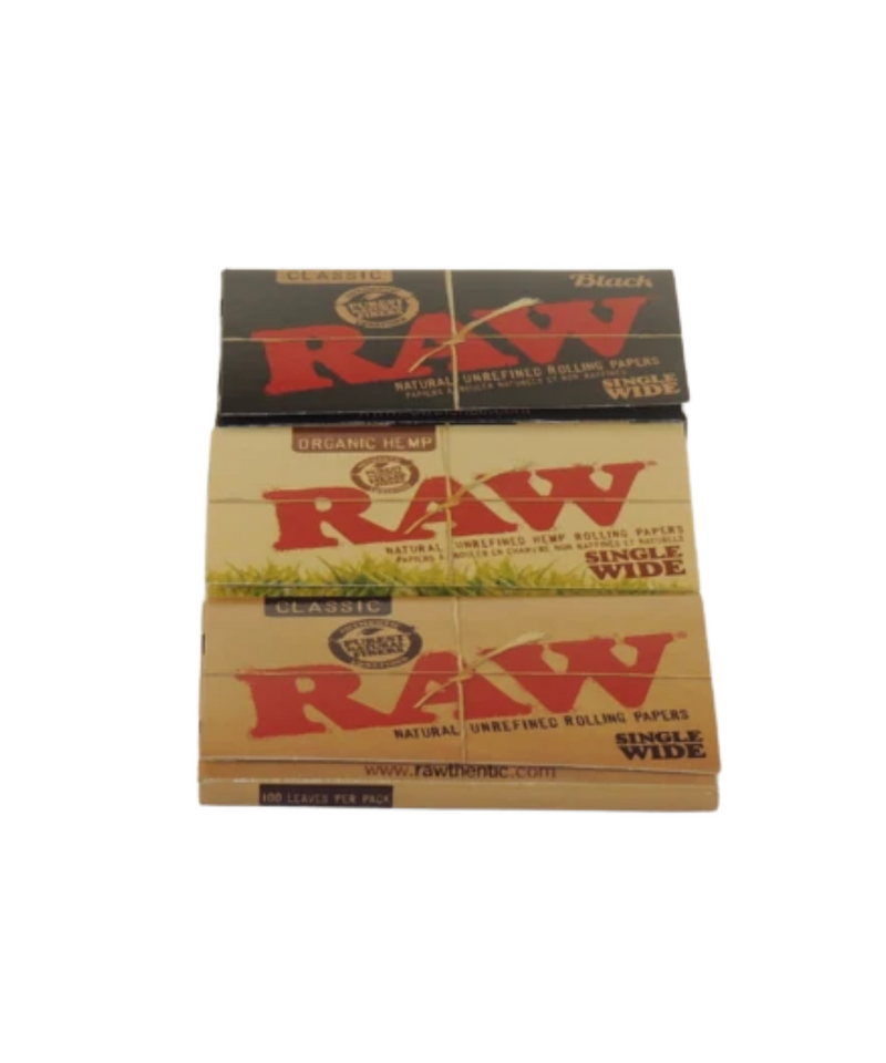 Raw Single Wide Rolling Papers