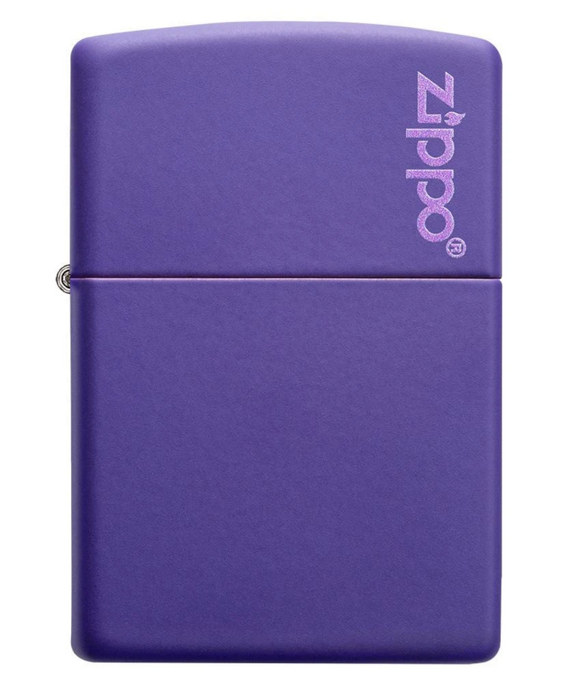 Zippo Purple Matte W/ Zippo Logo Ligher