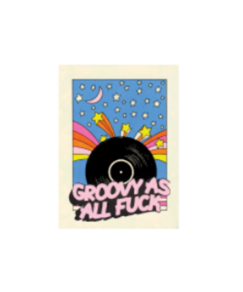 Groovy As All Fuck Sticker