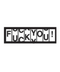 F U Odometer Sticker