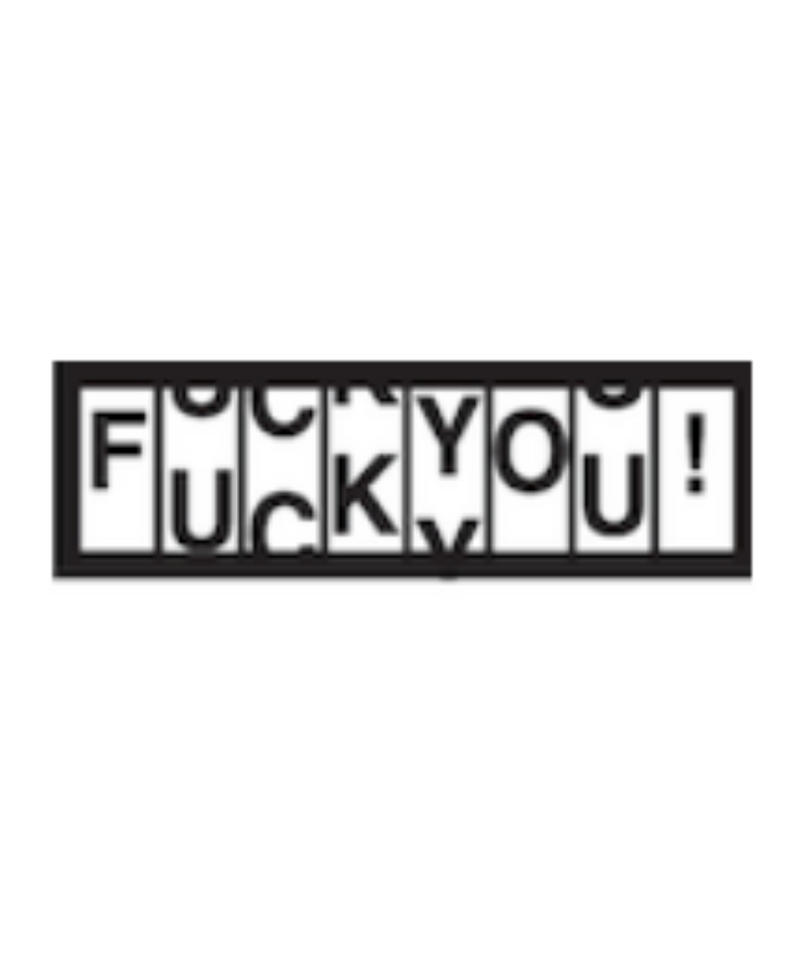 F U Odometer Sticker