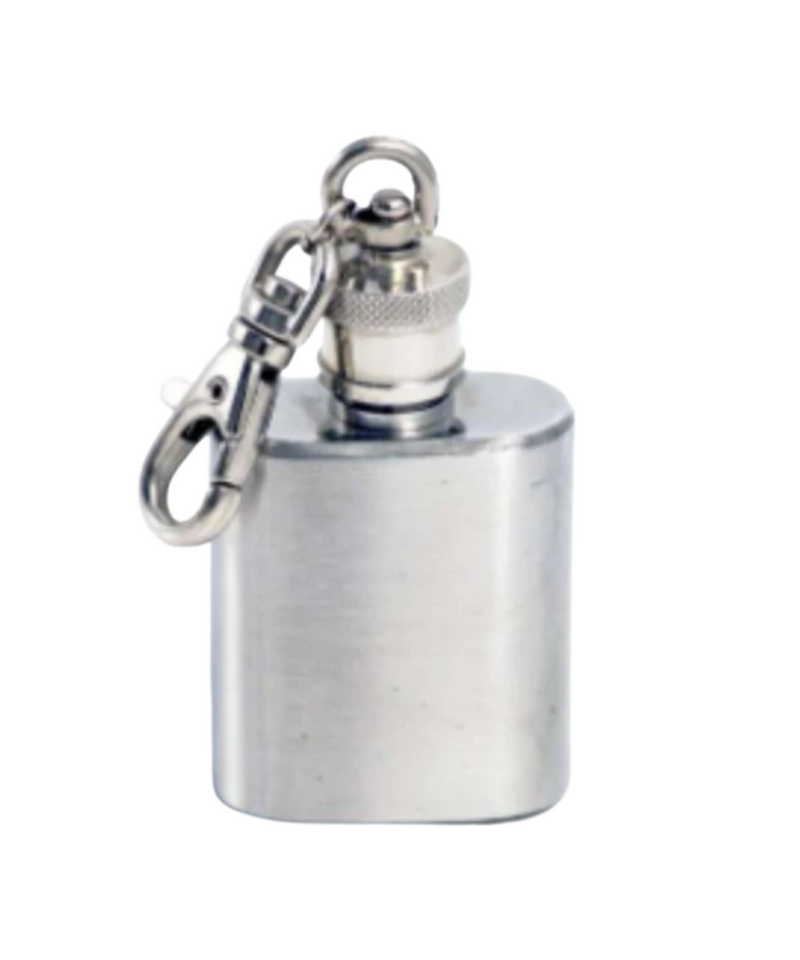 Stainless Steel 1oz Keychain Flask