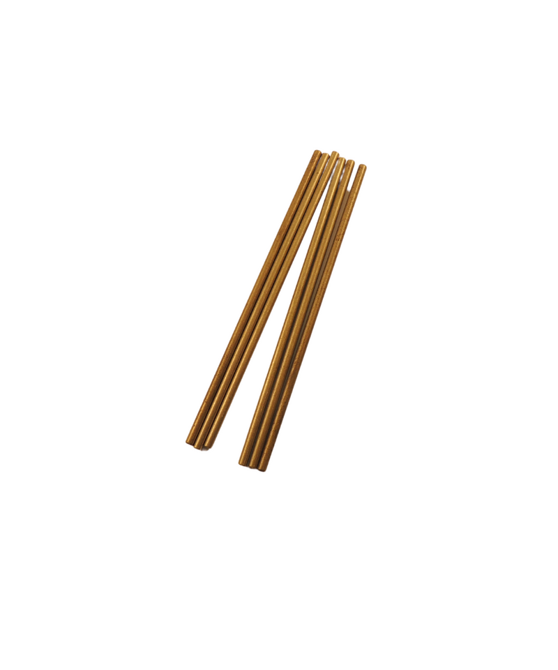 Natural Edge Brass Poker 3"