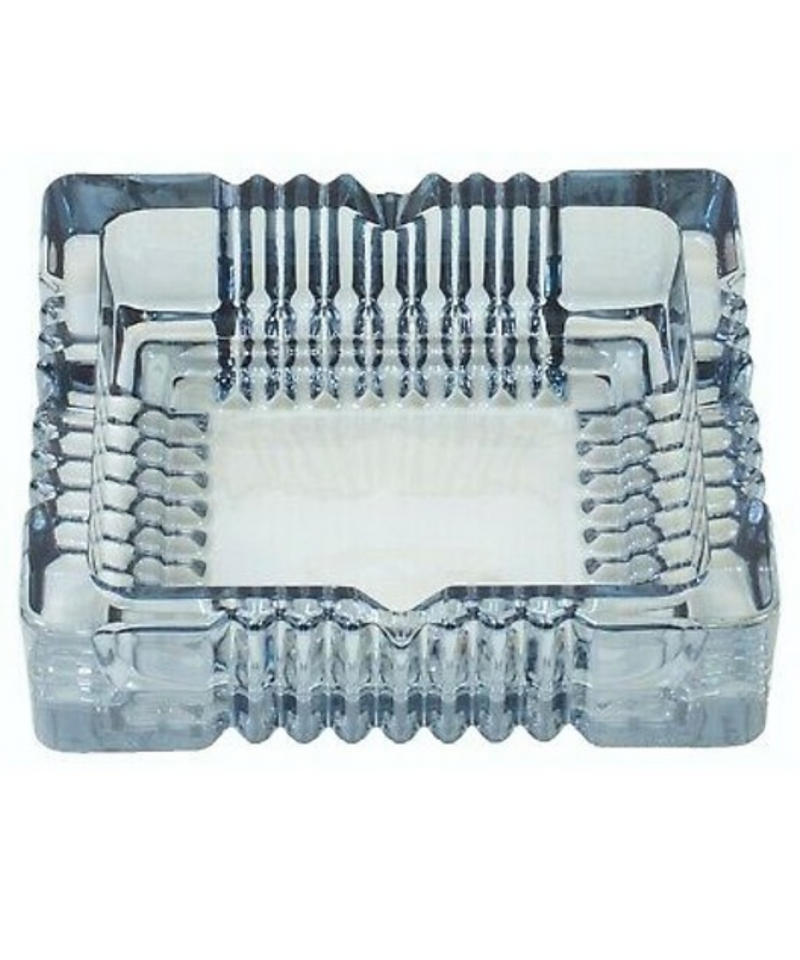 6" Fujima Blue Glass Ashtray