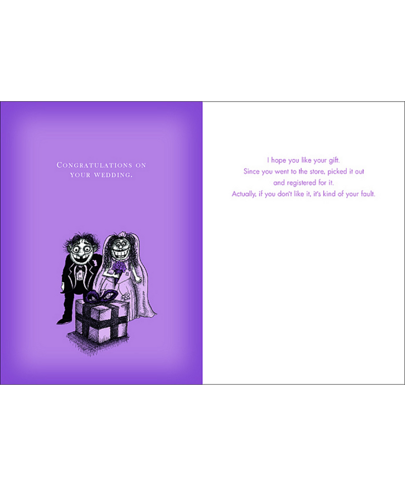 Baldguy Greeting Cards - Congratulations On Your Wedding