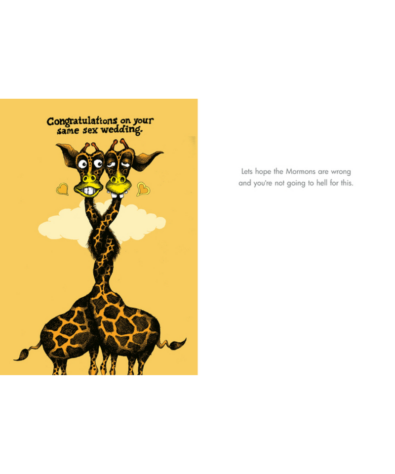 Baldguy Greeting Cards - Congratulations On Your Same Sex Marriage